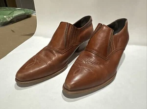 Durango braune Leder Western Stiefeletten Gr. 7,5 Metallkappe - Bild 1 von 8