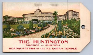 Cartolina J99/Pasadena California c1910 Biglietto borsa hotel Huntington 250 - Foto 1 di 4