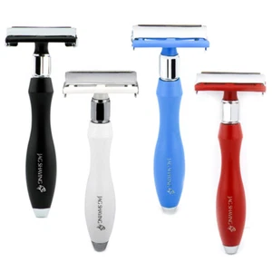 Gama de afeitadoras de seguridad de doble filo Twist abiertas diseñadas con mariposa para hombres - Imagen 1 de 6