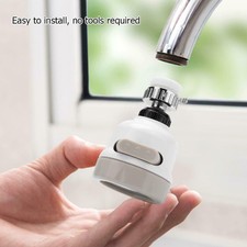 Moveable Kitchen Tap Head 360° Rotatable Faucet Water Saving Filter Sprayer Tool