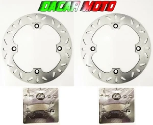 COPPIA DISCHI ANTERIORI+ PASTIGLIE HONDA XL 650 V TRANSALP RD10 2000 2001 - Imagen 1 de 1