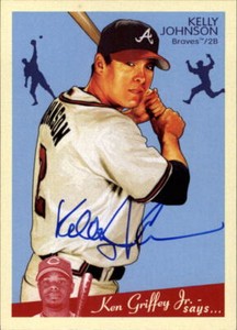 2008 Upper Deck Goudey Autographs #KJ Kelly Johnson AUTO - NM-MT