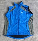 Gilet Pearl Izumi hommes en maille moyenne cyclisme coupe-vent poches zippées bleues