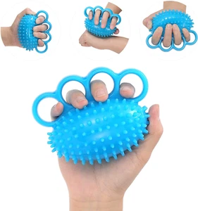 Hand Exercise Therapy Ball – Grip Strengthener, Flexibility & Stress Relief - Picture 1 of 12