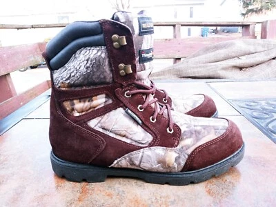 REALTREE Camo Hunting Boots 400 Gram Thinsulate Ultra Waterproof MEN Size 13 - Image 1 of 4