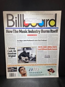 BILLBOARD  Magazine  March 30  2002   Johnny Cash   The Osbornes - Picture 1 of 4