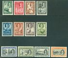 SG 34-45 Nigeria 1935 Definitives zestaw 12 1⁄2d-1 £. Drobno zamontowany miętowy KOT £250