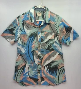 Vintage VANS Single Stitch Button Up Hawaiian T Shirt Mens Medium Skate Surf - Picture 1 of 13