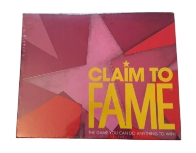 Claim To Fame Parker Brothers Board Game Charades Vintage 1990 New & Sealed - Image 1 of 4