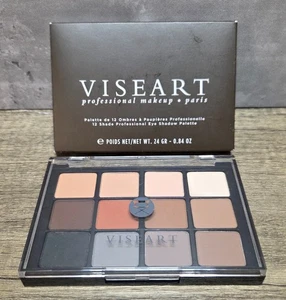 New Viseart 12 Shade Pigment Palette SLIMPRO - Neutral Matte VPE01 - 0.84 oz - Picture 1 of 3