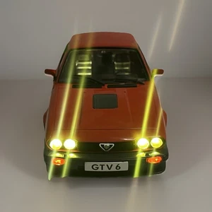 (1981-1987) Alfa Romeo GTV 6 (RED) 1:18 Scale Diecast LED LIGHTS Tuning Cool!!! - Picture 1 of 9