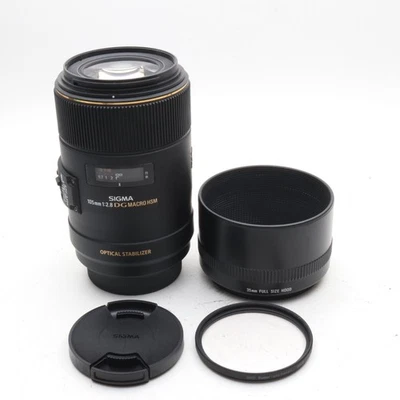 [Near Mint/W:Hood] Sigma MACRO 105mm F/2.8 EX DG OS HSM for Sony from Japan - Image 1 of 4