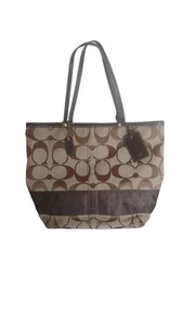 Coach Tasche braun Signature C Canvas mit Streifen 10124 - Bild 1 von 11