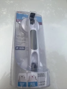 CVS Health Suction Grab Bar for Bathroom Safety White/Grey New in Package - Picture 1 of 4