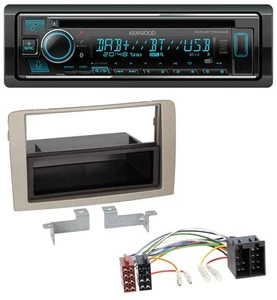 Kenwood MP3 Bluetooth DAB USB CD Autoradio für Lancia Musa (ab 2005) - Bild 1 von 7