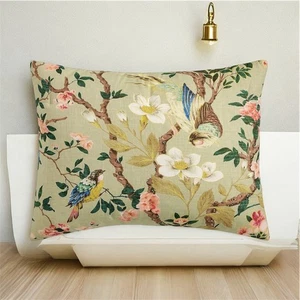 NEW One POTTERY BARN Nola Songbird Comforter Sham - Standard -Green Floral - Picture 1 of 3