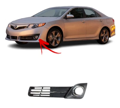 FOR TOYOTA CAMRY XV50 2011-2017 NEW FRONT BUMPER GRILLE 52040-06170 LEFT N/S - Image 1 of 4