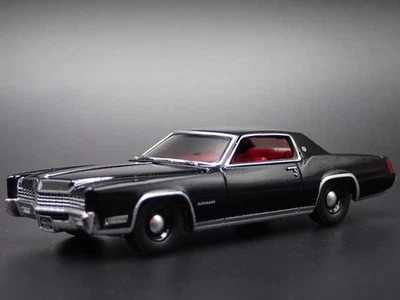 1967 67 Cadillac Caddy Di Eldorado Nero 1:64 Scala da Collezione Modellino Auto - Immagine 1 di 4