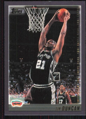 2000 TOPPS TIM DUNCAN 60 MINT BASKETBALL SAN ANTONIO SPURS - Image 1 of 2