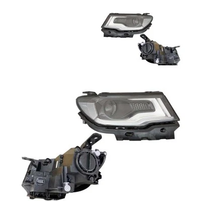 L E D Scheinwerfer Satz Links Rechts HB3 für Jeep Compass M 6 MP MX - Bild 1 von 3