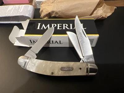 Schrade Imperial 3 Blade Sowbelly Folding Pocket Knife IMP25 NEW - Image 1 of 4