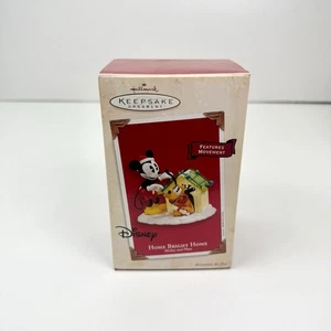 Hallmark Keepsake Ornament Disney “HOME BRIGHT HOME” Mickey and Pluto 2003 - Picture 1 of 5