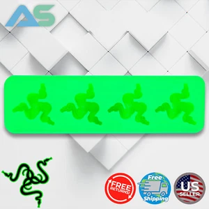 Genuine Razer Green Silicone Ice Cube Tray Gaming Brand Logo Shaped Ice Mold π - Picture 1 of 13
