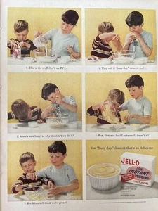 1956 vintage Jello print ad.   New Instant Pudding Five Flavors.  - Picture 1 of 1