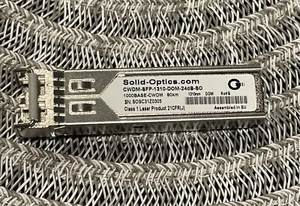 Solid Optics CWDM-SFP-1310-DOM-24dB-SO 1310nm DOM Transceiver Module #S-2 - Picture 1 of 2
