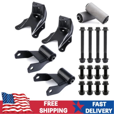 Para Ford F150 F250 F350 Bronco Hoja Resorte Grillete Soporte Suspensión Camión Trasero A Foto 1 de 4