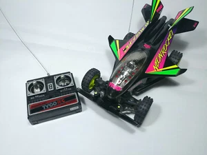 Vintage TYCO Neon Rocket RC Car. With controller. (Needs repair?) - Picture 1 of 11