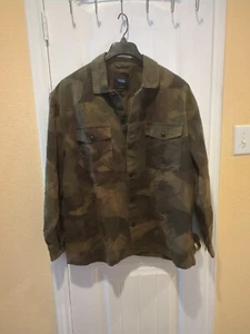 VANS Jacket /Shirt For Men Size XL Military Brush Camo Shacket Jacket - Picture 1 of 21