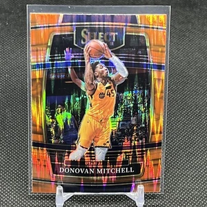 2021-22 Select Donovan Mitchell Orange Flash Prizm Concourse Retail #83 Jazz - Picture 1 of 2