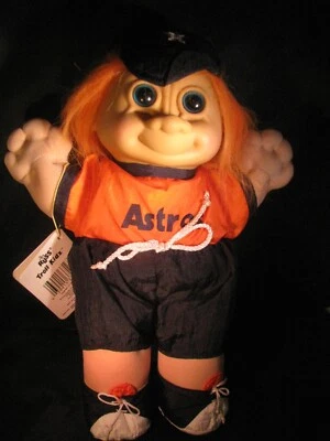 Troll Kidz Houston Astros Licencia Oficial por MLB NUEVO EN BOLSA por Russ Berrie Foto 1 de 4