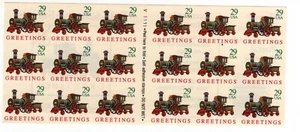 1992 29 cent Christmas Train complete booklet of 18 Scott #2719a, Mint NH - Picture 1 of 1