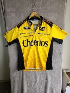 Cheerios Clint Bowyer Nascar RCR Shirt Men's Large Pit Crew Racing Large - Picture 1 of 8