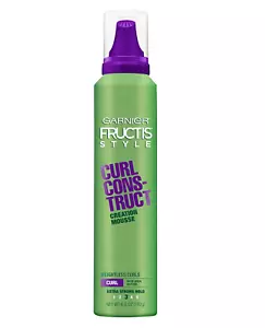 Garnier Fructis Style Curl Construct Creation Mousse, Curly Hair, 6.8 oz. NEW - Picture 1 of 5