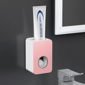 Toothpaste Dispenser Wall-Mounted Automatic Toothpaste Squeezer Holder - Picture 1 of 4