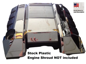 Camaro Engine Dress Up Intake Fuel Rail 5pc 2010-2015 chrome look stainless Gen5 - Picture 1 of 7