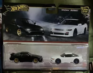 2025 Hot Wheels Premium NISSAN 2 Pack ‘96 180SX TYPE X & SILEIGHTY SILVIA - Picture 1 of 3