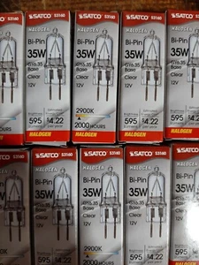 S3160 S3469 35T4/CL 35W 12V T4 Clear 2-Pin Bi-Pin GY6.35 Base 2900K Warm White - Picture 1 of 2