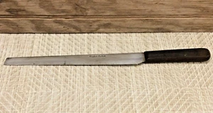 Vtg MCM Cattaraugus Household Institute Meat Slicing Knife Vanadium? 9" Blade - Picture 1 of 9