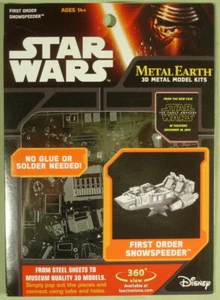 Metal Earth First Order Snowspeeder new in package Star Wars - Picture 1 of 1