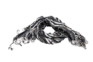 Collection XIIX Embellished Stripes Wrap. Retail $38.00 - Picture 1 of 5