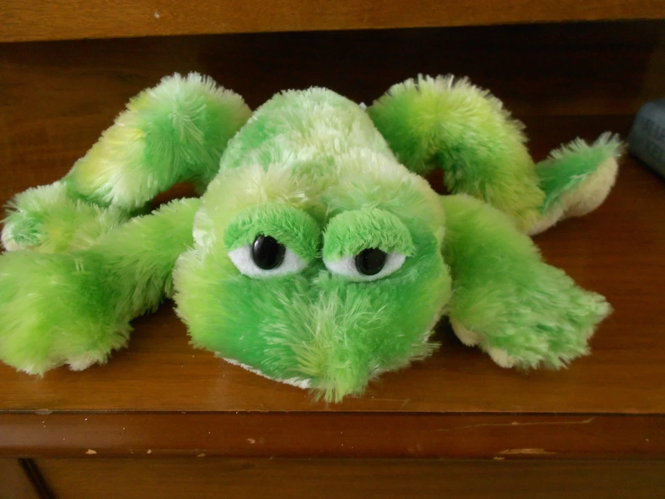 Plush Webkinz Green Tie-Dye Frog 8 1/2" - Image 1 of 1