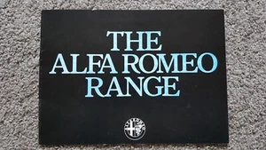 ALFA ROMEO RANGE SALES BROCHURE 1981 - Picture 1 of 5