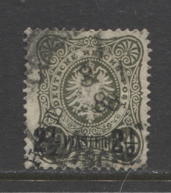 Alemania 1884 oficinas en Turquía 21/2 Piaster usado CONSTANTINOPLA firmado $117,00 Foto 1 de 1