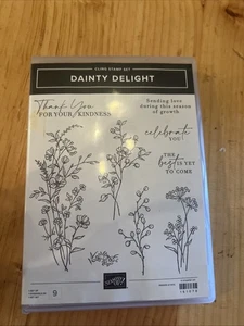 Stampin’ Up DAINTY DELIGHT Cling Stempelset & Koordinatenstanzen - Bild 1 von 4