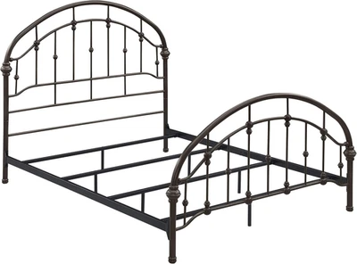 Home Furnishings Rowan Transitional Wood Queen Size Open Frame Bed Frame 55-Inch - Imagem 1 de 4