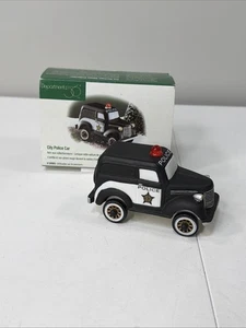 DEPT 56 CHRISTMAS IN CITY 1998 City Police Car #58903 Works! Gleiskompatibel - Bild 1 von 10